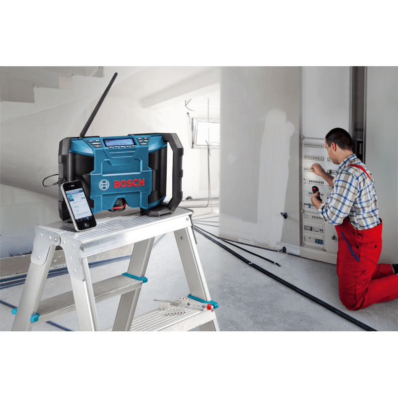 Bosch GML 10.8 V-Li Cordless Jobsite Radio (Bare) - Goldpeak Tools PH Bosch Bosch GML 10.8 V-Li Cordless Jobsite Radio (Bare) - Goldpeak Tools PH Bosch
